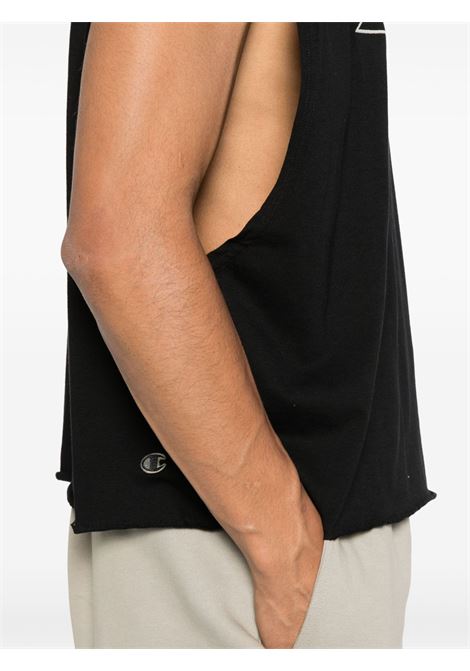 micro tatlin t shirt man black RICK OWENS X CHAMPION | CM01E1668 CHJG09